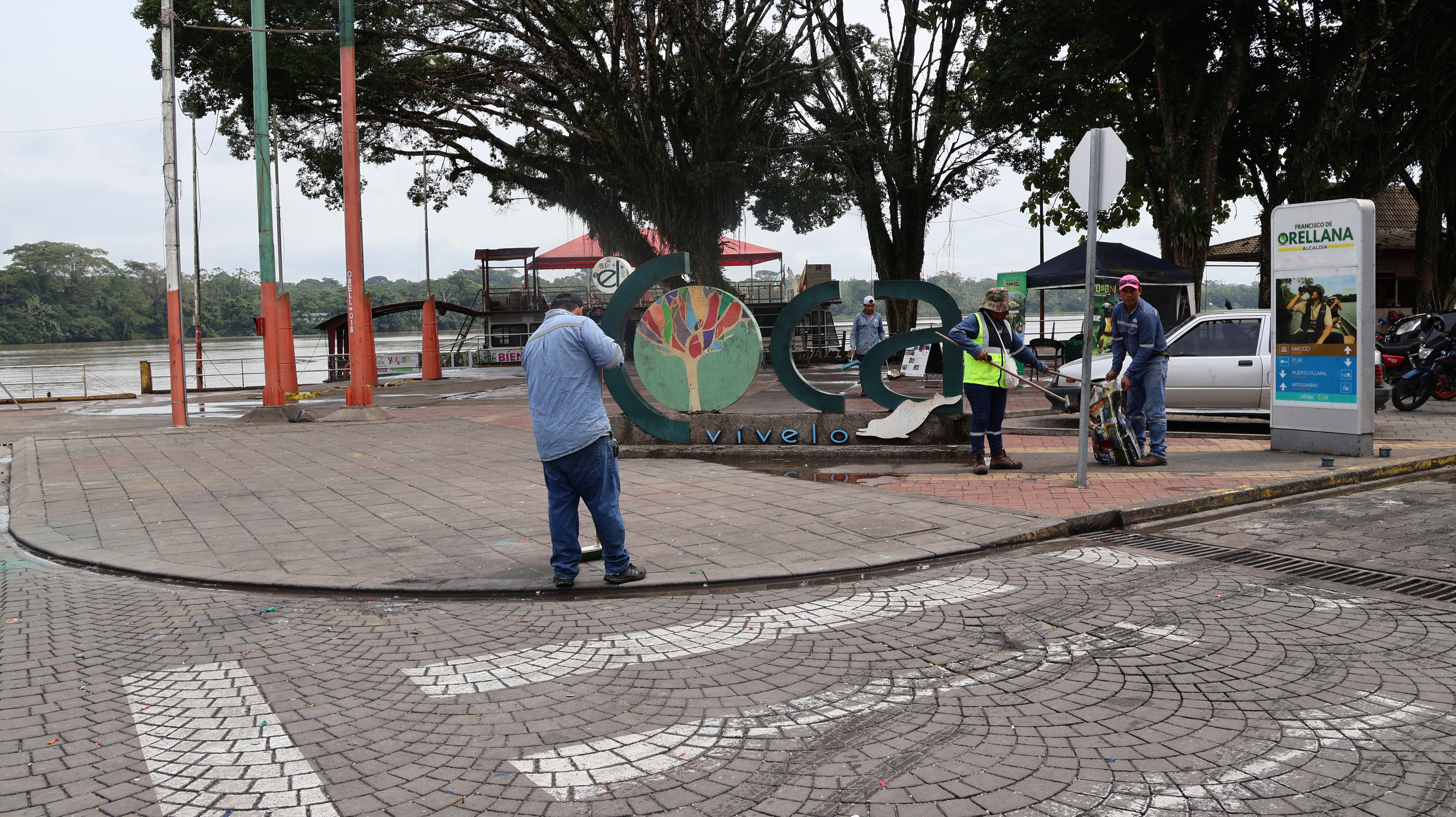 El Coca se pone limpia con la minga de limpieza