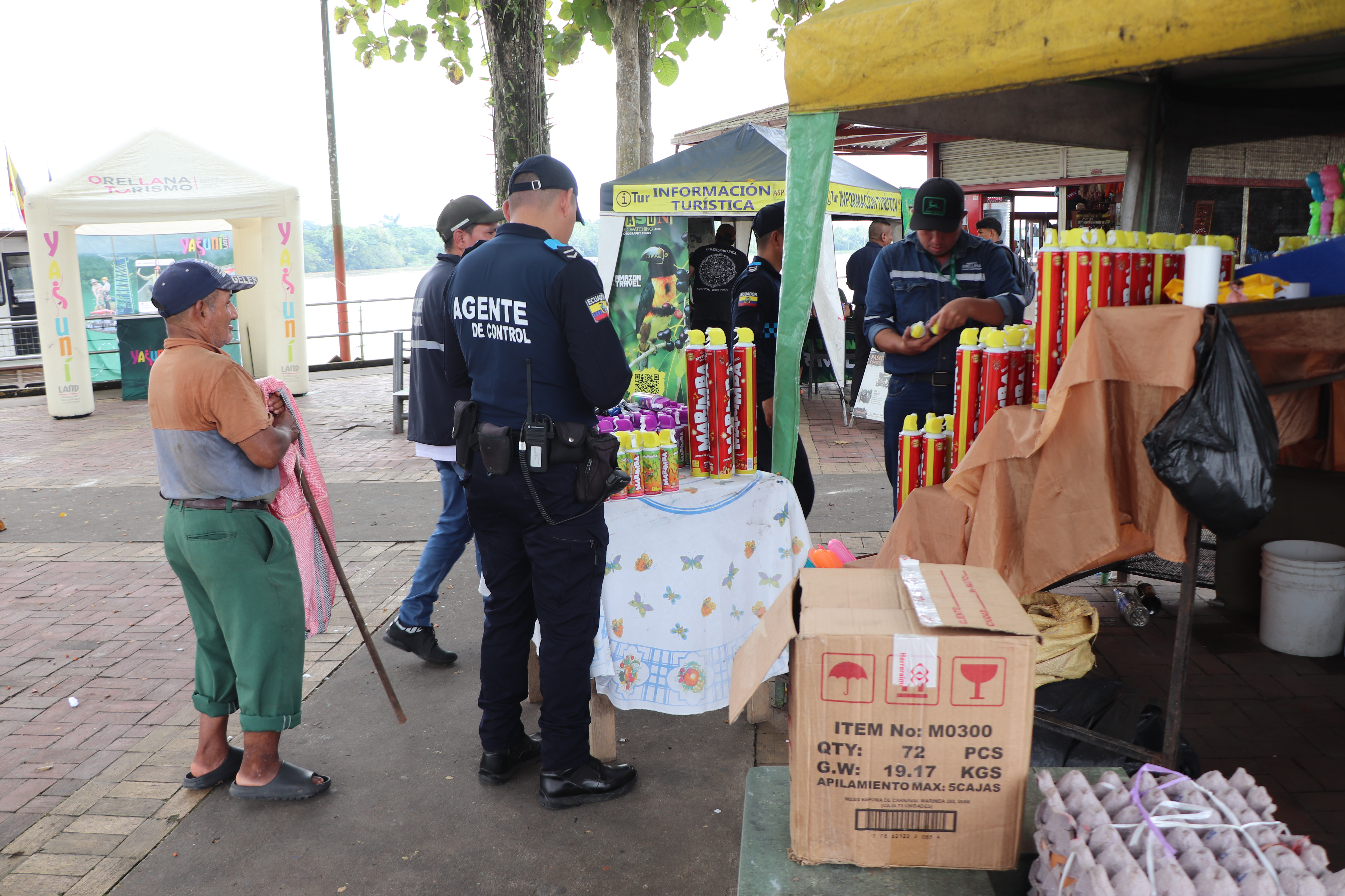 Operativos de control en espacios públicos de El Coca