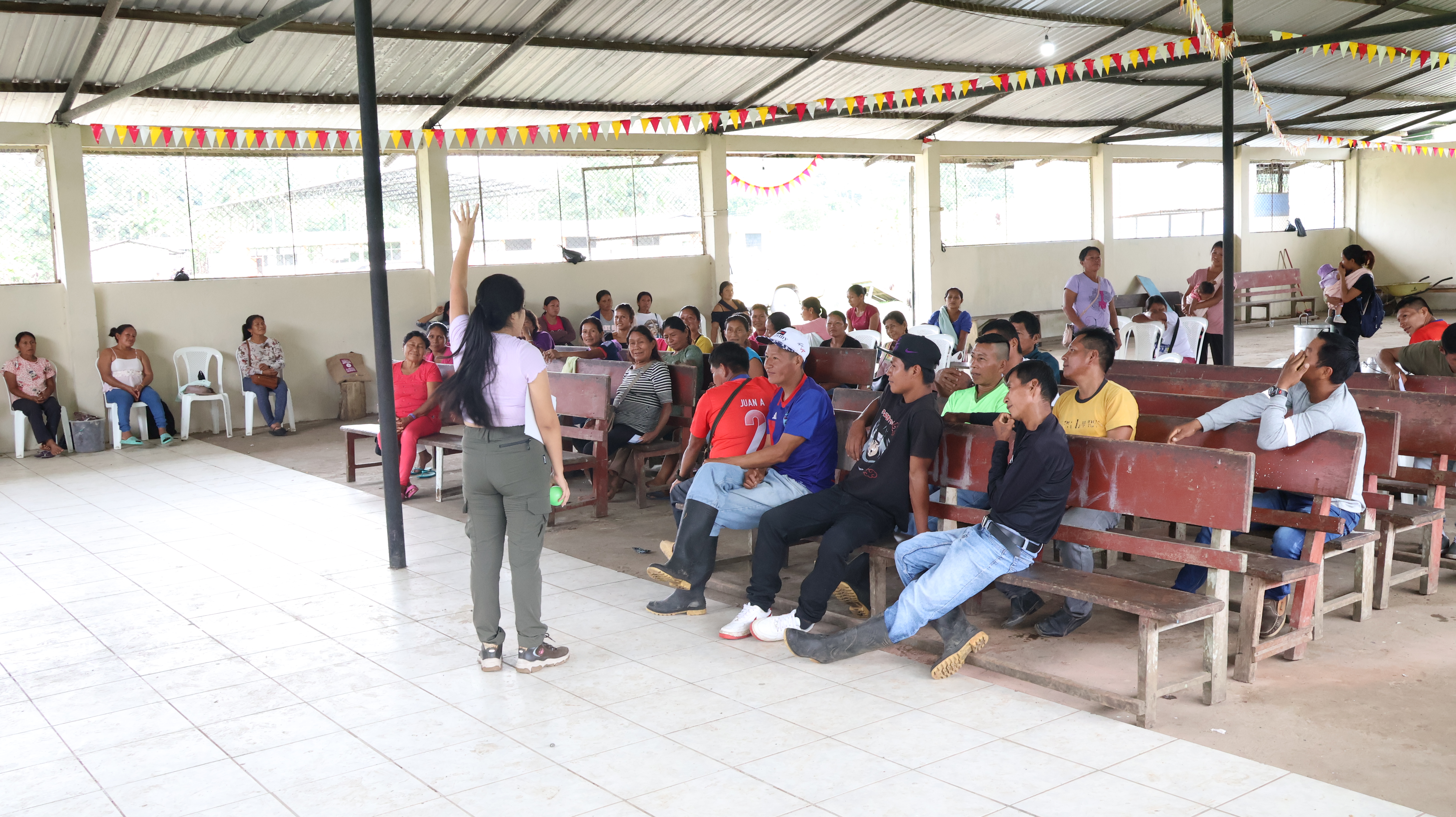 Taller de violencia de género en comuna kichwa Patas Yaku