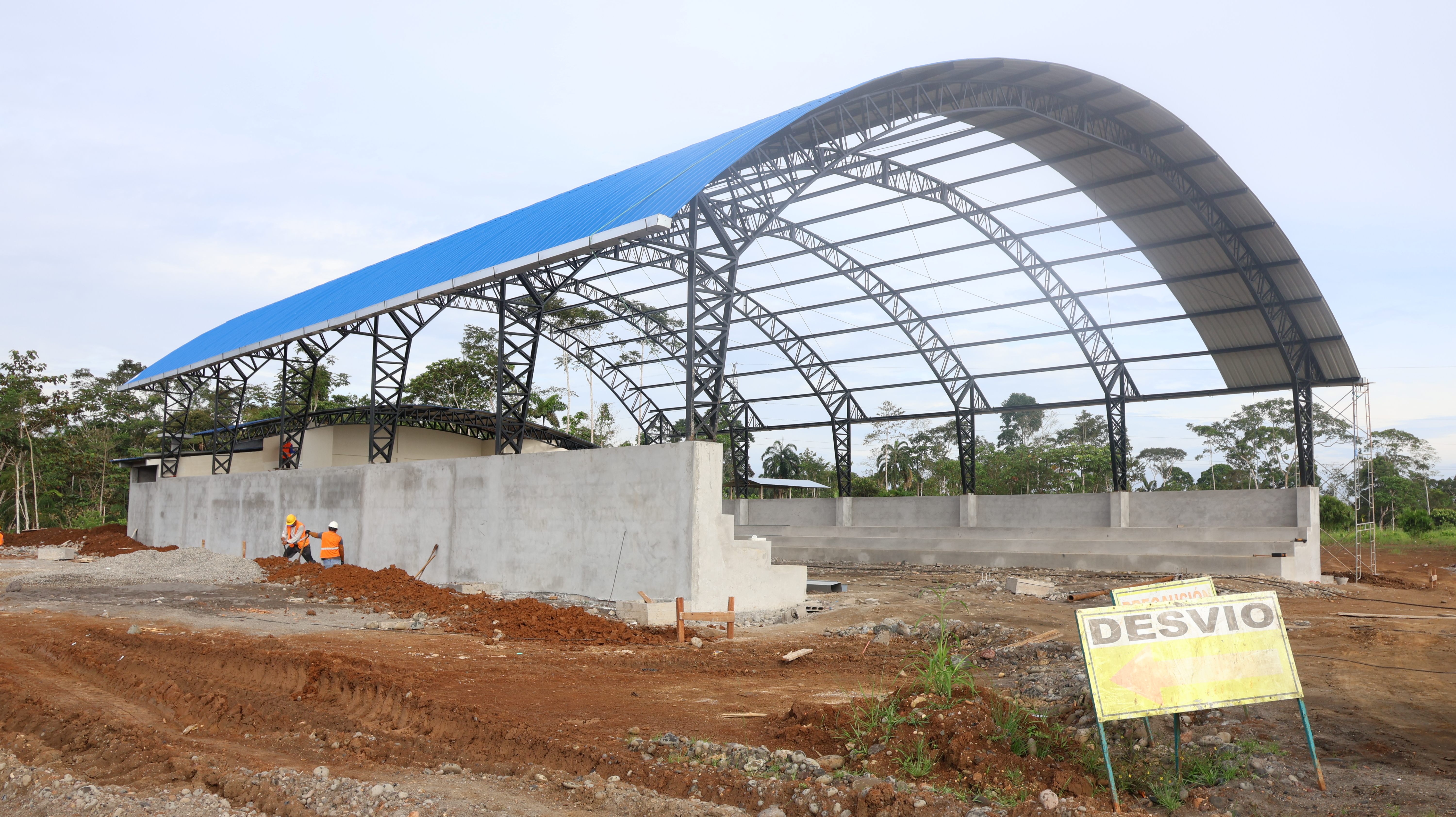 Un espacio para el deporte y la unidad crece en Estrella Yacu