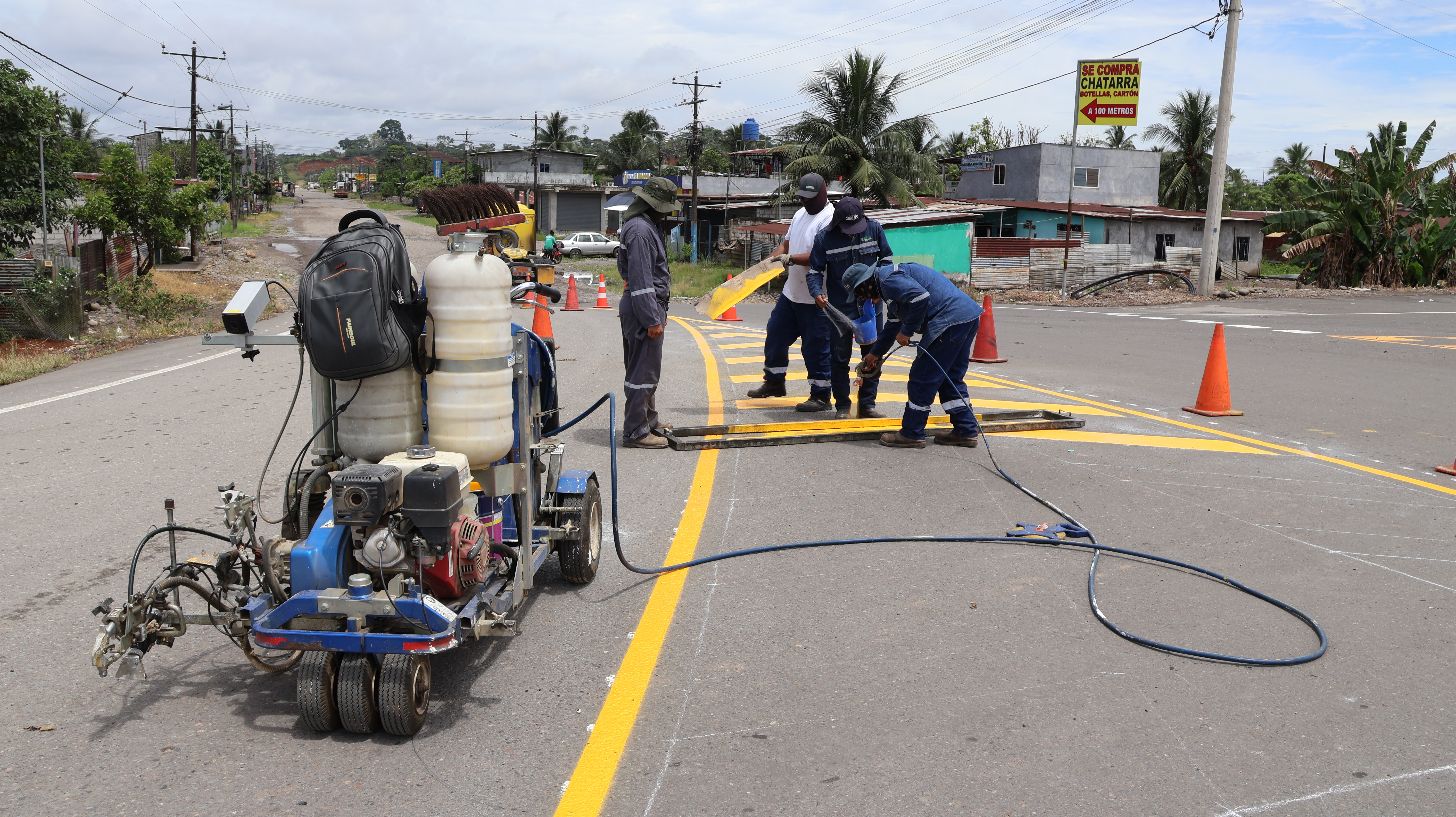 Alcaldía mejora la seguridad vial en El Coca