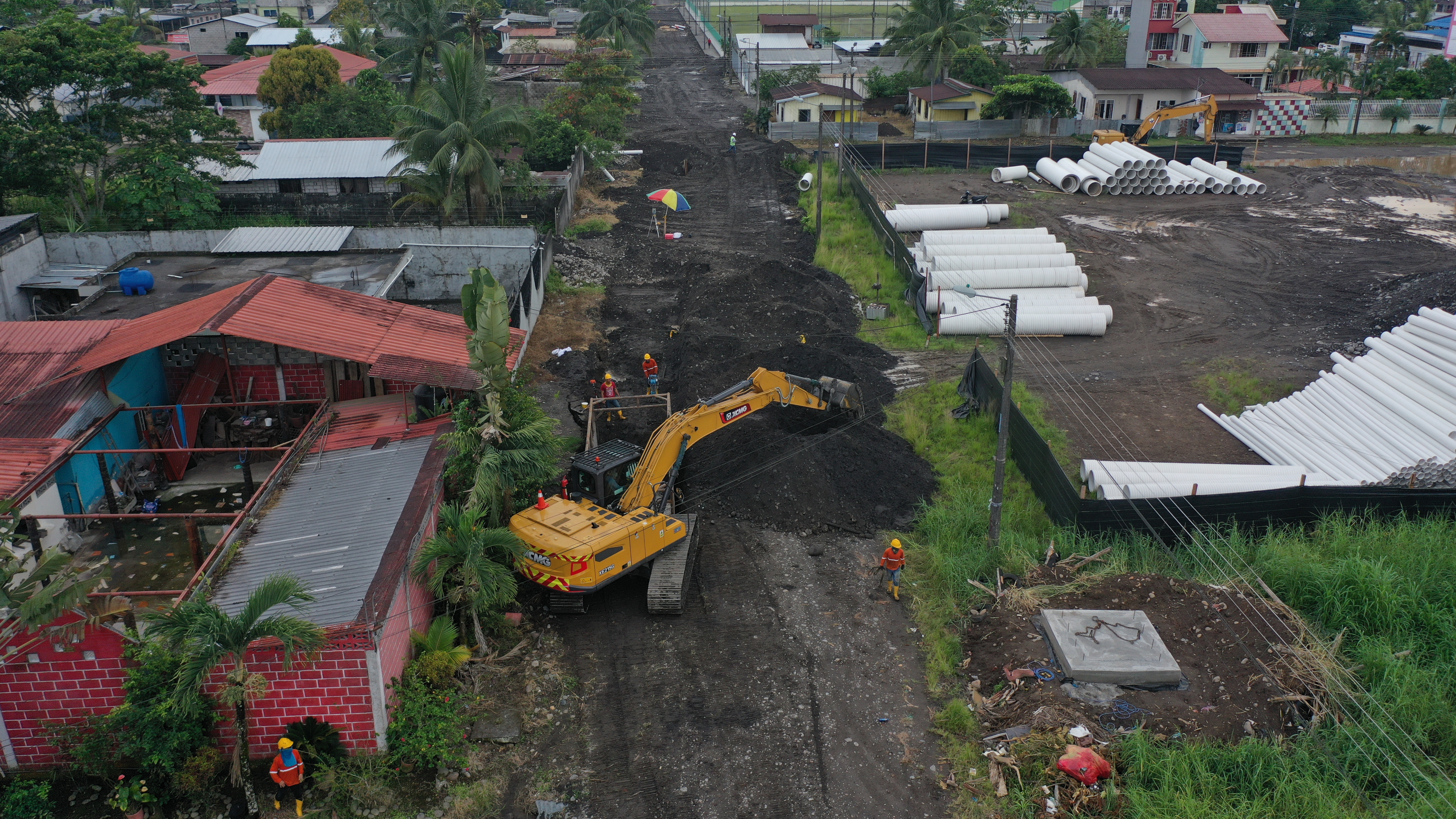 Alcaldesa Shirma Cortés lidera histórica obra de alcantarillado pluvial que protege a más de 8.000 familias