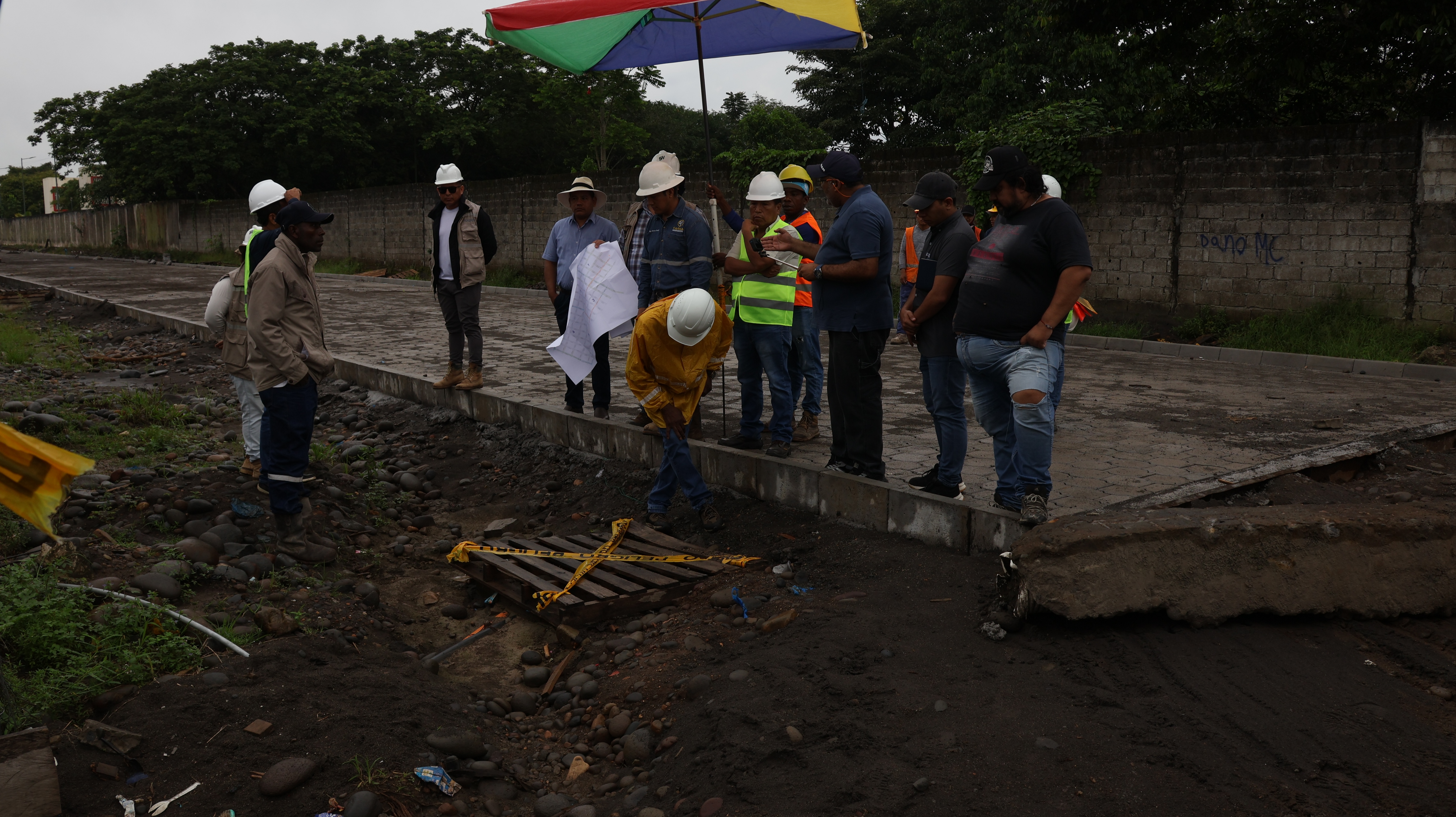 Vicealcalde y concejales fiscalizan obras clave en barrios de El Coca